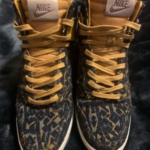 Nike sky high dunks with wedges